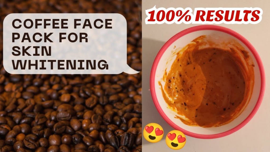 Picture of: Coffee Face Pack for Skin Whitening  Skin Whitening With Coffee Facial   Best coffee face pack