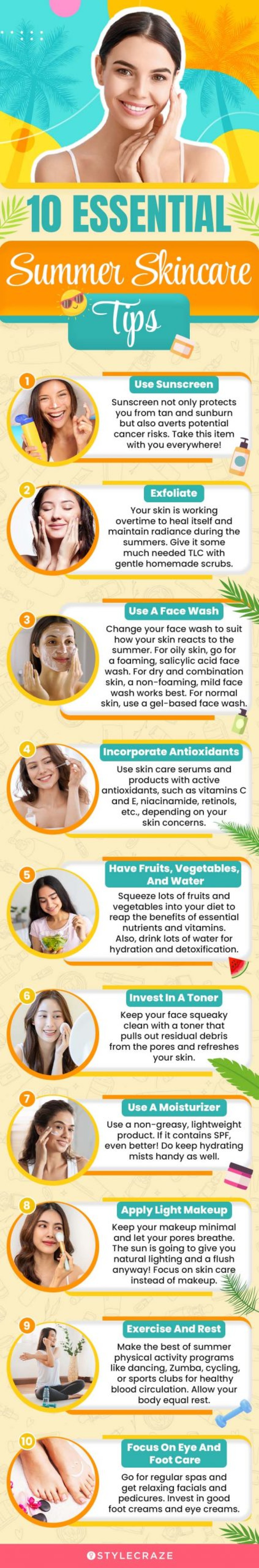 Picture of: Tips To Get Glowing Skin In Summer Naturally