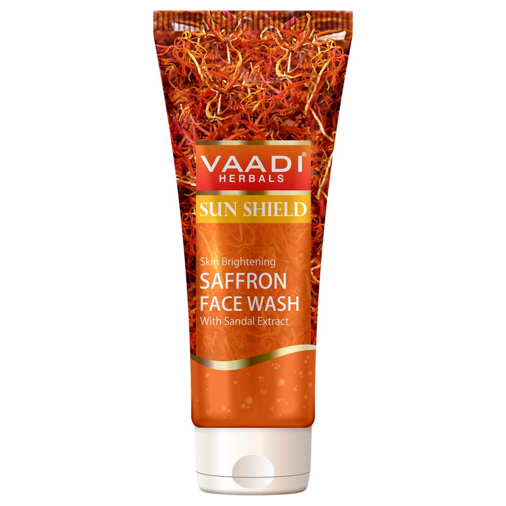 Picture of: Vaadi Herbals Skin Whitening Saffron Face Wash with Sandal Extract,  ml