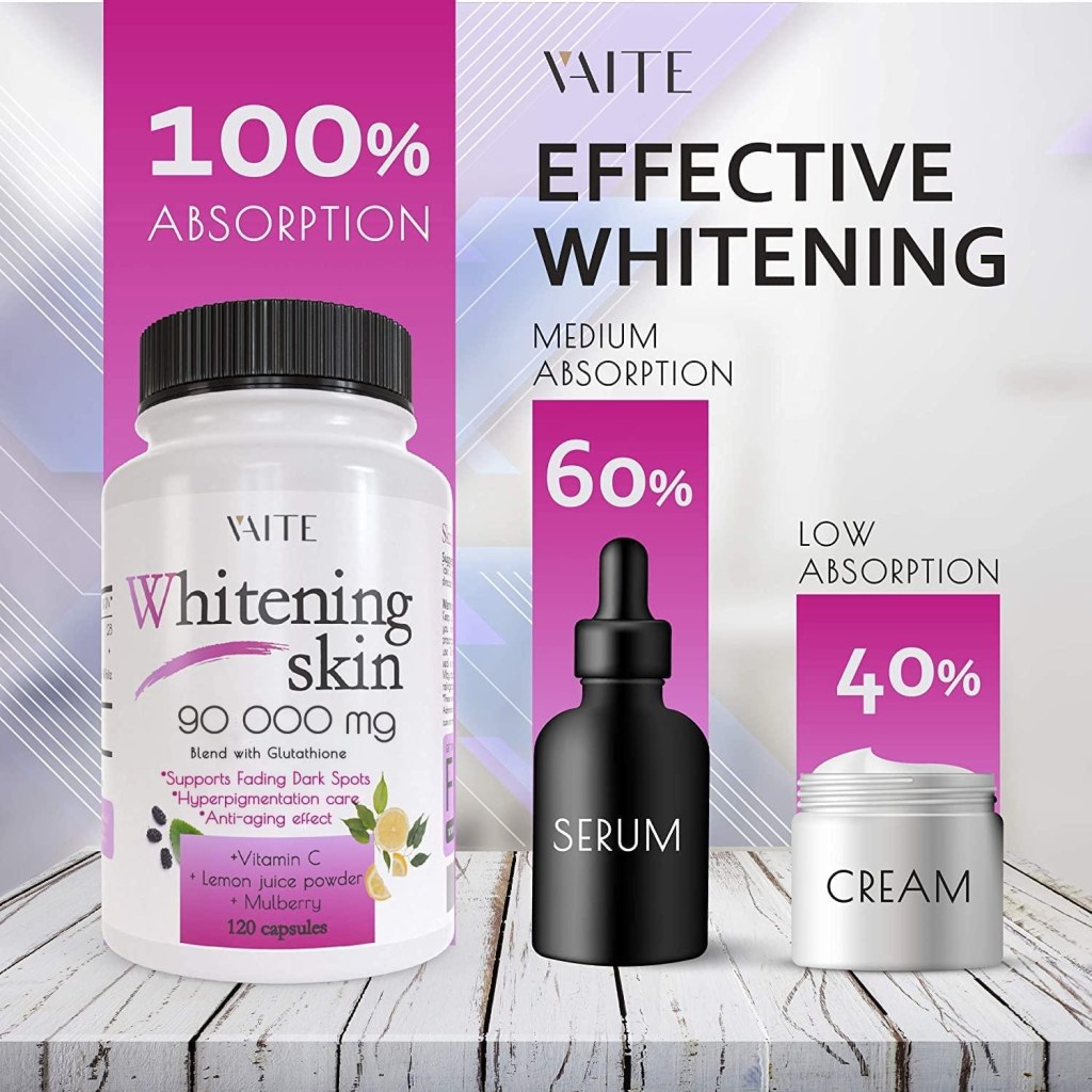 Picture of: VAITE Whitening Skin – mg –  Capsules